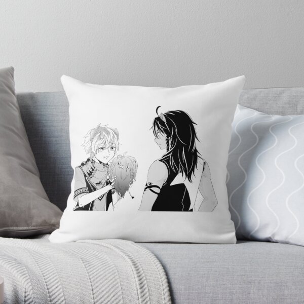 Leona and Ruggie (Twisted Wonderland) Throw Pillow RB0301 product Offical Twisted-Wonderland Merch