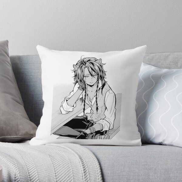 Leona Kingscholar (Twisted Wonderland) Throw Pillow RB0301 product Offical Twisted-Wonderland Merch