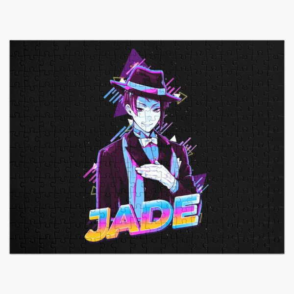 Jade Leech Retro Aesthetic     Jigsaw Puzzle RB0301 product Offical Twisted-Wonderland Merch